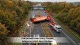 Overturned Bread Lorry Causes Delays on A1(M) After Goods Spill Across Motorway